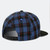 Limited Edition Pegasus Checker Plaid Cap in Blue and Black