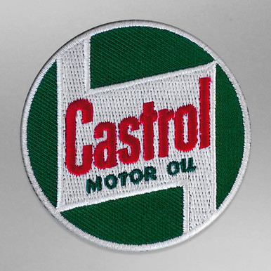 Castrol Embroidered Patch 1958-1968