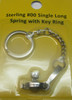 Sterling Mini Single Long Spring Trap with Key Chain