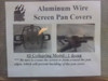 Aluminum Wire Screen Pan Covers #2 - 12 Pack