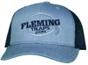 Fleming Traps Hat - Heather Grey/Navy