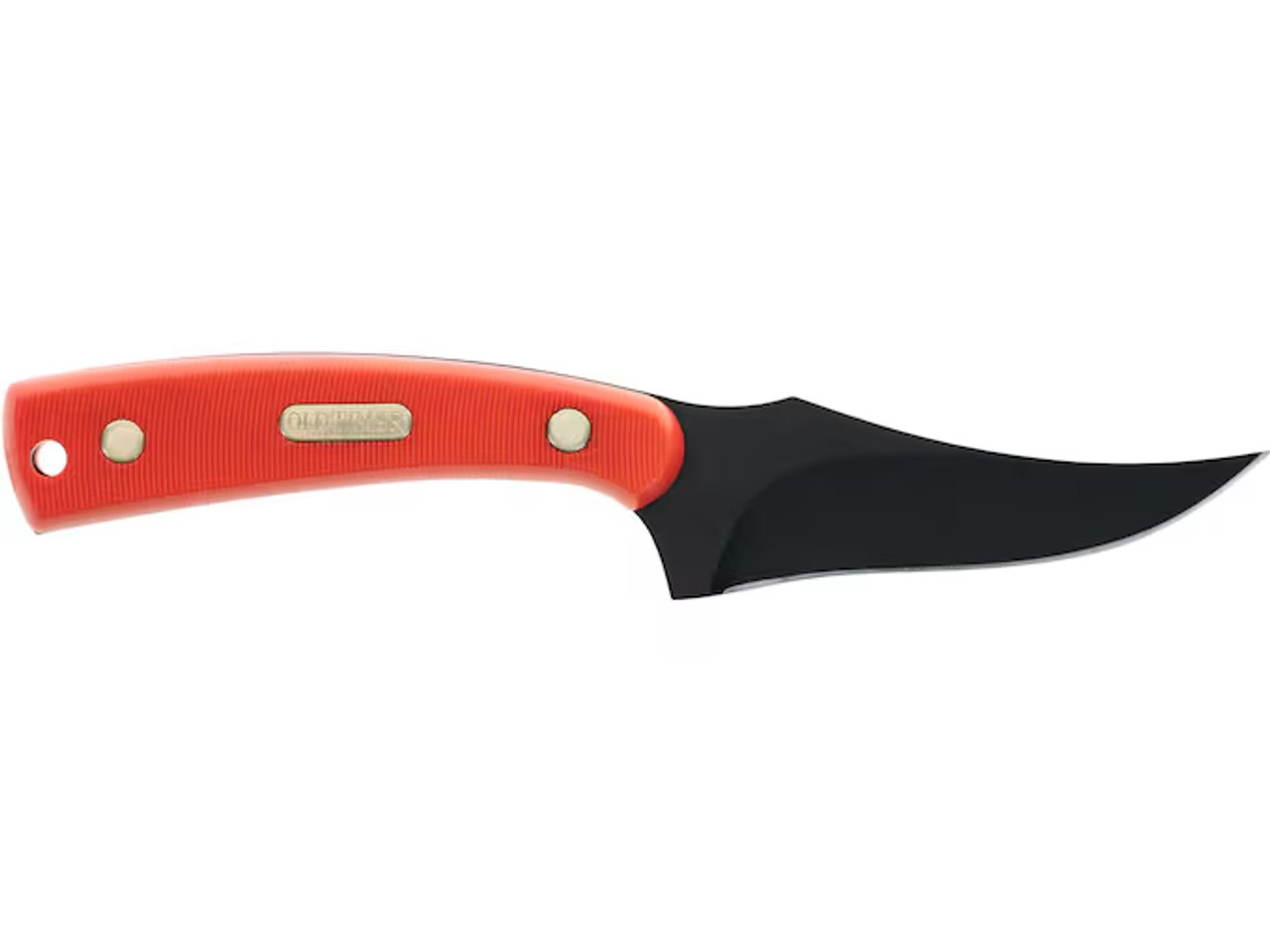 Old Timer Sharpfinger Knife with Sheath - Orange