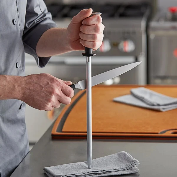 12" Diamond Steel Knife Sharpener