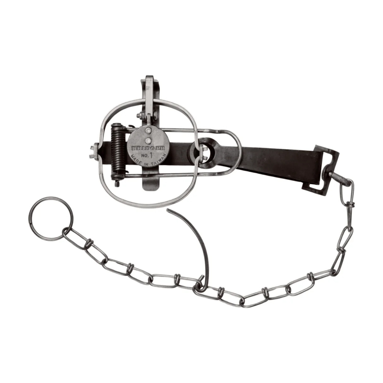 Bridger #1 Single Long Spring Trap - Sure-Grip