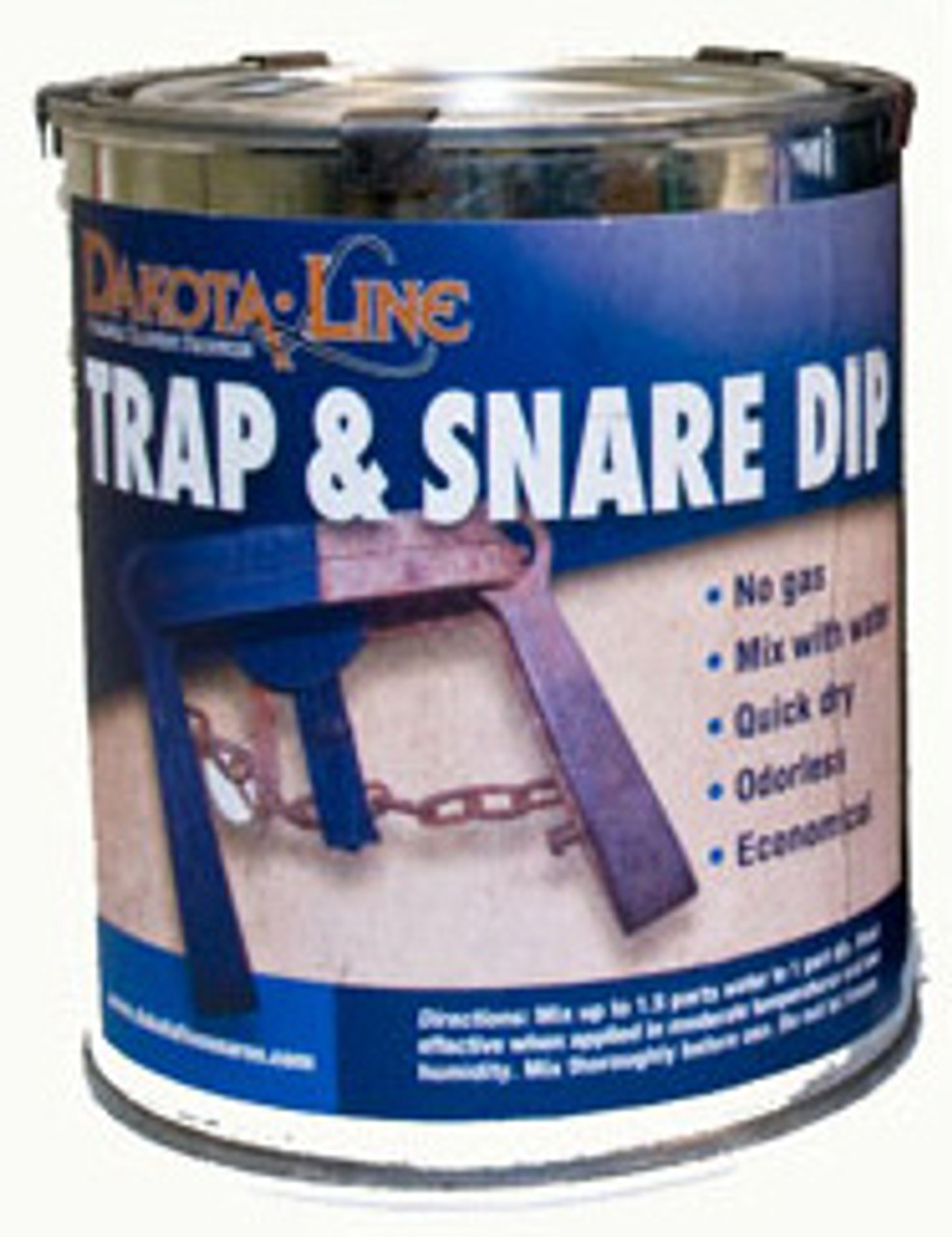 Dakota Line Trap and Snare Dip - Black - 1 Quart