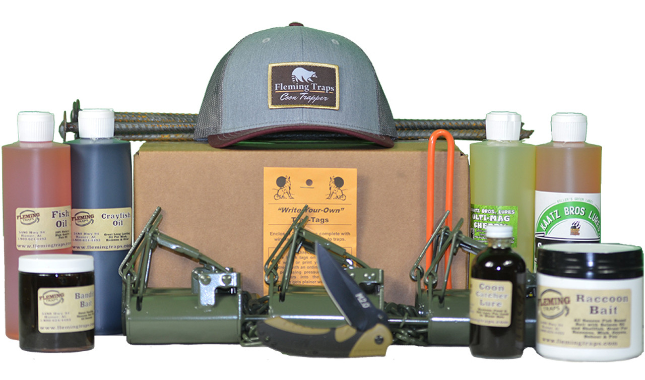 Dog Proof Raccoon Trapping Kit - Green - Deluxe