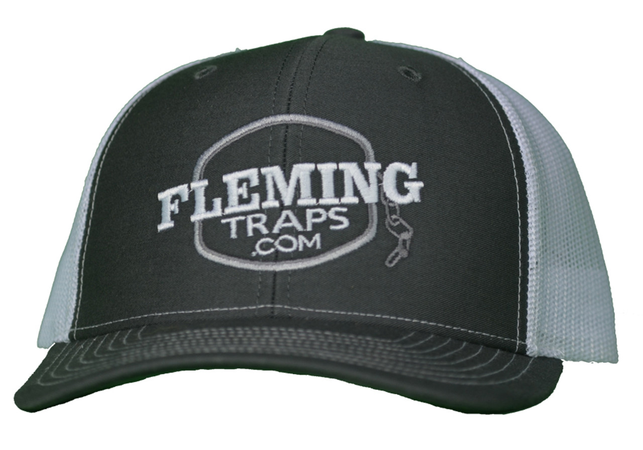 Fleming Traps Hat - Charcoal/White