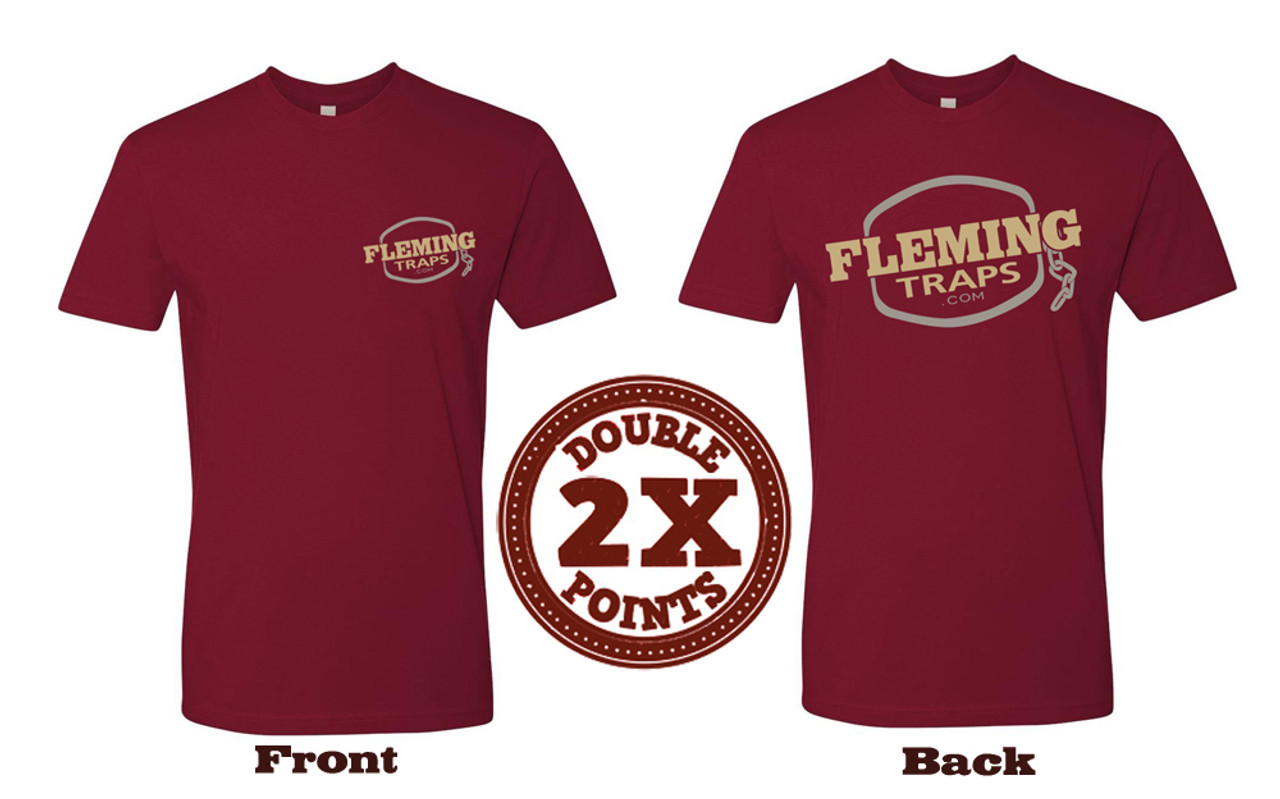 Fleming Traps T-Shirt - Maroon