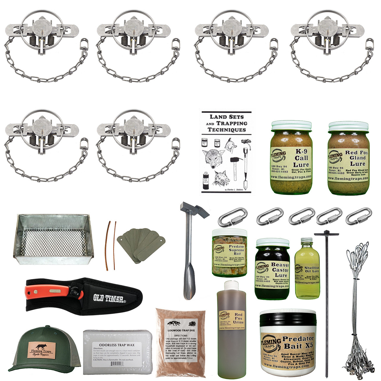 Fox Trapping Kit - Deluxe