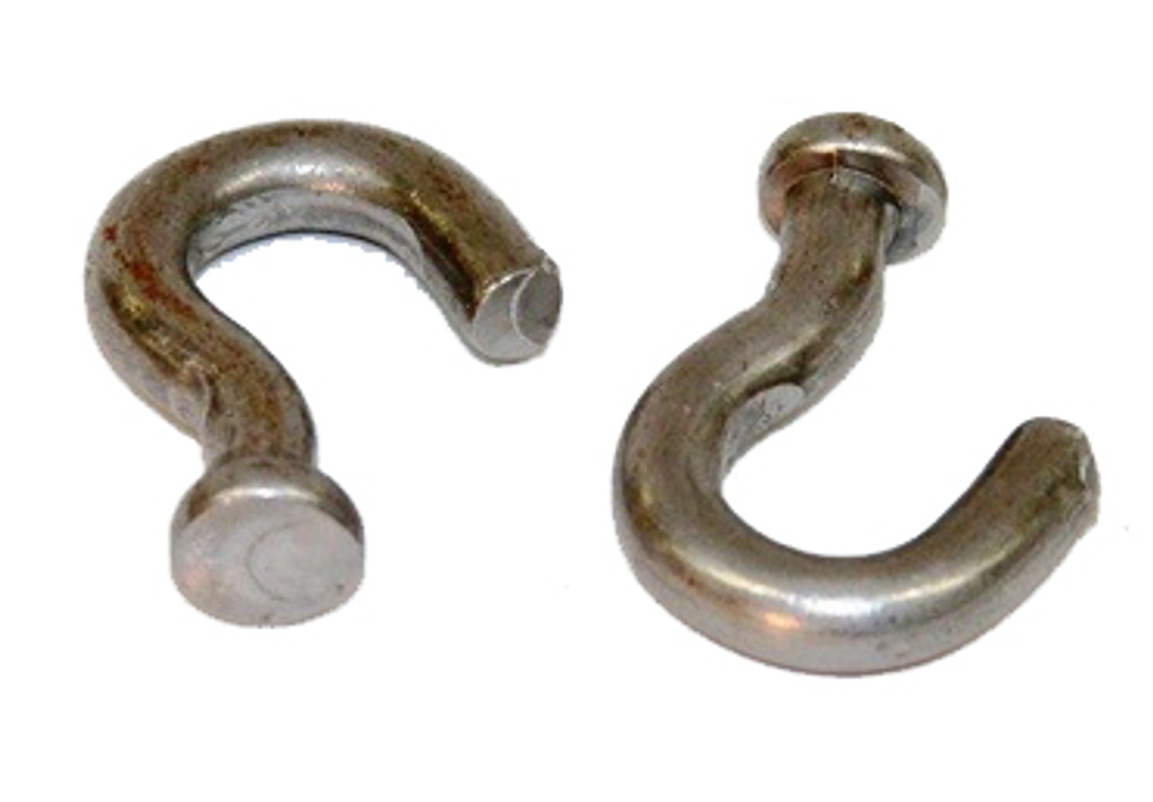 Heavy Dugy 6 Gauge J Hooks Trapping Snaring Connectors (50 J-Hooks)