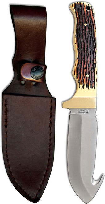 Uncle Henry Gut Hook Skinning Knife with Sheath - 185UH Uncle Henry Gut Hook Skinning Knife with Sheath - 185UH