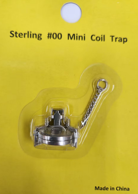 Sterling #00 Coil Spring Trap with Key Chain