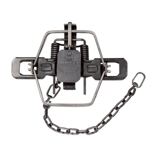 6-Pack Duke #4 4x4 Coil Spring Traps For Beaver, Bobcat, Coyote & Wolf