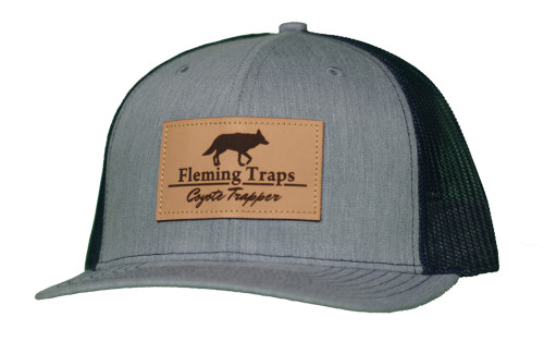 Coyote Trapper Hat - Heather Grey/Navy Coyote Trapper Hat - Heather Grey/Navy