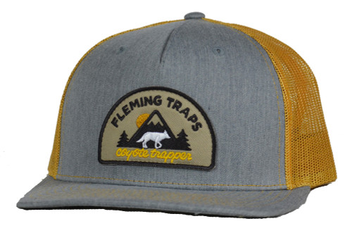 Coyote Trapper Mountain Hat - Heather Grey/Amber Coyote Trapper Mountain Hat - Heather Grey/Amber