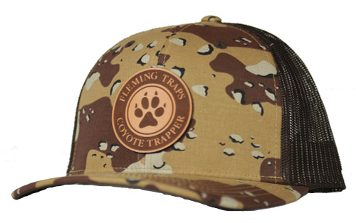 Coyote Trapper Paw Hat - Desert Camo/Brown Coyote Trapper Paw Hat - Desert Camo/Brown