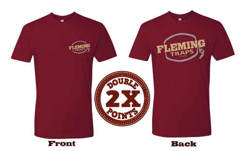 Fleming Traps T-Shirt - Maroon Fleming Traps T-Shirt - Maroon