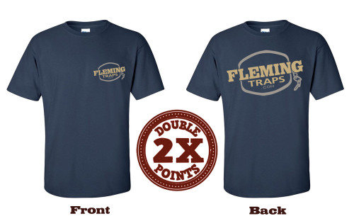 Fleming Traps T-Shirt - Navy Fleming Traps T-Shirt - Navy