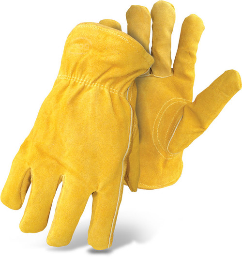 Insulated Split Deerskin Leather Driver Glove