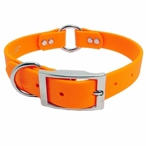 Orange Dog Collar with Center Ring Orange Dog Collar with Center Ring