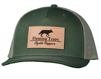 Leather patch trapper hats for hunting and fishing