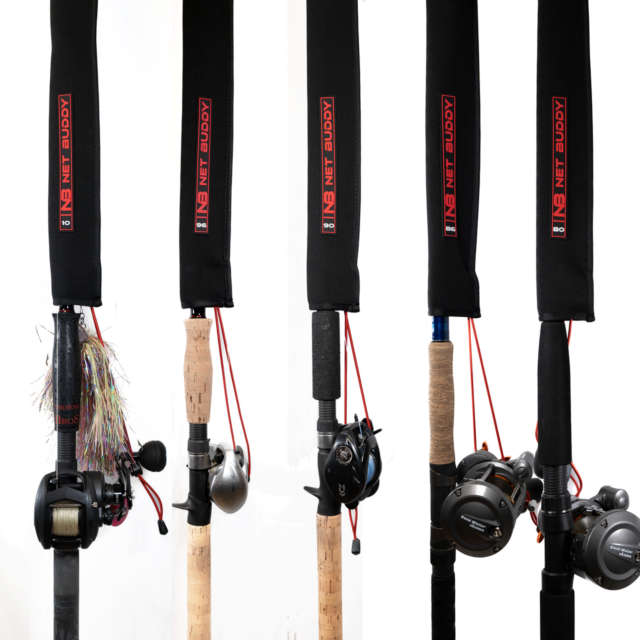 Fishing Fiends logo Casting Rod Sleeve - Neoprene