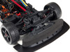 ARRMA INFRACTION BLX RESTO-MOD TRUCK 6S 1/7 4WD BRUSHLESS RTR BLUE close up of front no bumper