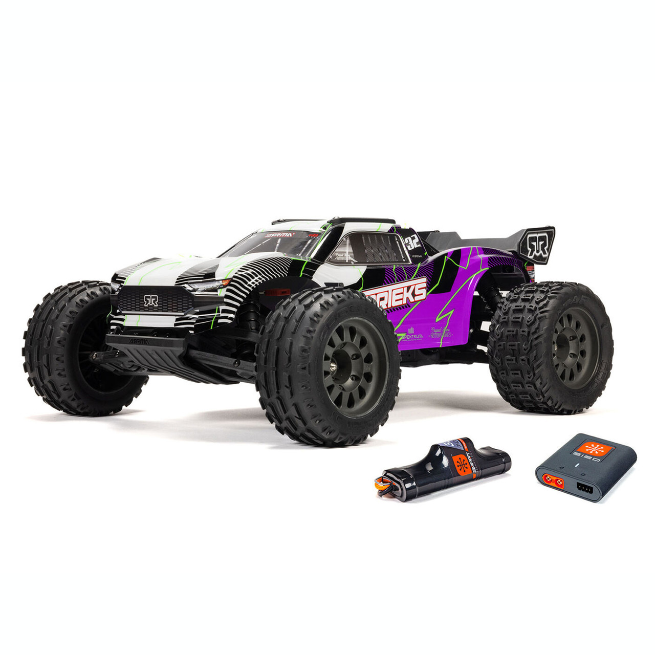 ARRMA  VORTEKS MEGA 550 STADIUM TRUCK 1/10 2WD BRUSHED RTR - PURPLE