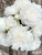A bouquet of white peony Mother's Choice. 