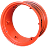 15x28 6 Clamp Rim - Kubota Orange