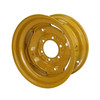 8.25x16.5 6 Hole Skid Loader Wheel 5" Backside w/Valve Guard - Cat Yellow