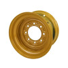 9.75x16.5 8 Hole Skid Loader Wheel 5" Backside V/G - Cat Yellow