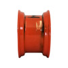 9.75x16.5 8 Hole Skid Loader Wheel 6-3/4" Backside with V/G - Orange