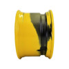 10.5x17.5 8 Hole Skid Loader Wheel 5" Backside w/Valve Guard - N.H. Yellow