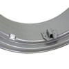 9x24 4 Clamp Rim - Silver Mist