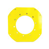 10 Hole Front Wheel Assist - 26" Waffle Center Disc - JD Yellow