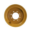 8.25x16.5 8 Hole Skid Steer Wheel 1-1/2" Backside w/Valve Guard -Cat Yellow