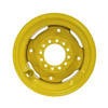 10x15 6 Hole Implement Wheel 6-5/8" Backside w/Valve Guard - JD Yellow