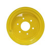 7x12 6 Hole 5-7/8" Bolt Circle Wheel 4" Backside - JD Yellow