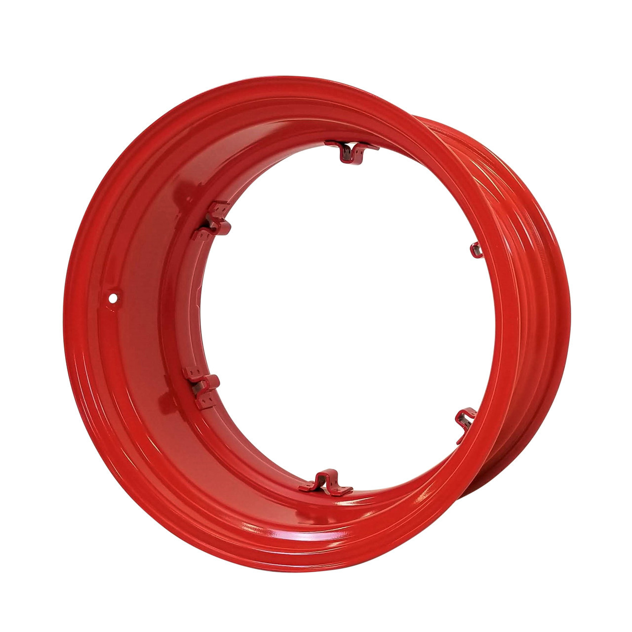 N ー LEOTA 16x30 6 Clamp (On Deep Well) Rim - Kubota Orange - Ag Wheel Express
