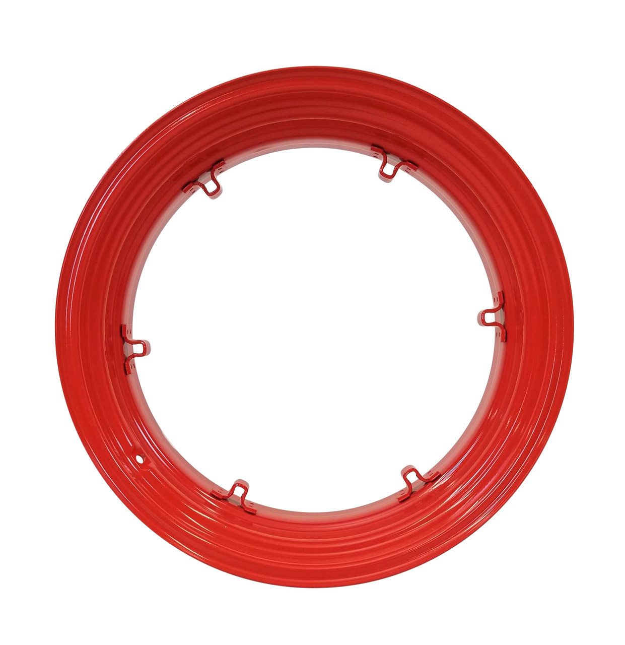 16x30 6 Clamp (On Deep Well) Rim - Kubota Orange - Ag Wheel Express
