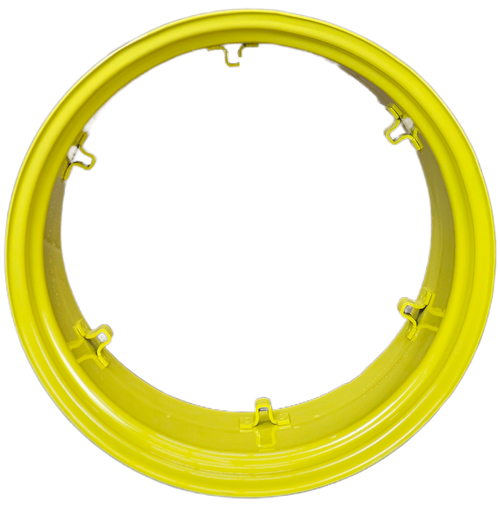 15x28 6 Clamp Rim - JD Yellow