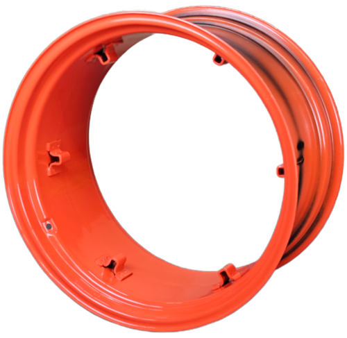15x28 6 Clamp Rim - Kubota Orange