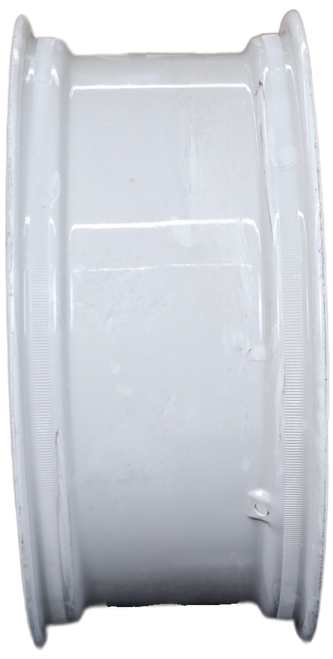 12x28 4-2H Univ. Conv Plate Wheel (23-7/8"BC 2-3/8 bolt to bolt)-Ford White