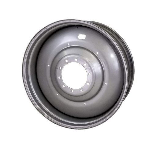 16x42 10 Hole Dual Wheel (with weight holes) - Silver Mist