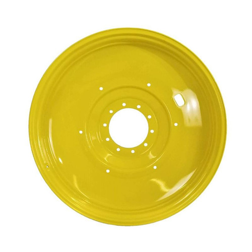 16x46 10 Hole Dual Wheel (with weight holes) - JD Yellow