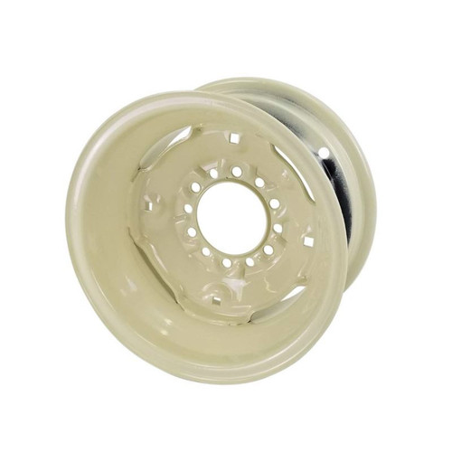 8x15 6 Hole Implement Wheel 5-5/8" Backside w/Valve Guard - Off White