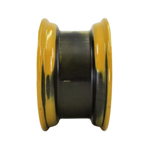 8.25x16.5 8 Hole Skid Loader Wheel 4-1/2" Backside V/G - Cat Yellow 8.25x16.5 8 Hole Skid Loader Wheel 4-1/2" Backside V/G - Cat Yellow
