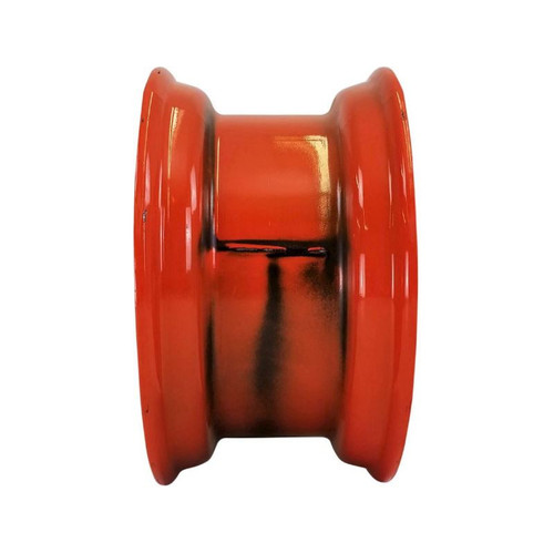 8.25x16.5 8 Hole Skid Loader Wheel 4-7/8" Backside w/Valve Guard - Orange 8.25x16.5 8 Hole Skid Loader Wheel 4-7/8" Backside w/Valve Guard - Orange