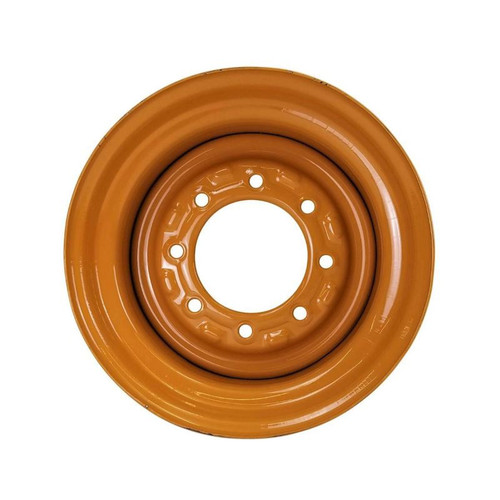 9.75x16.5 8 Hole Skid Loader Wheel 3-3/4" Backside V/G - Case Power Tan